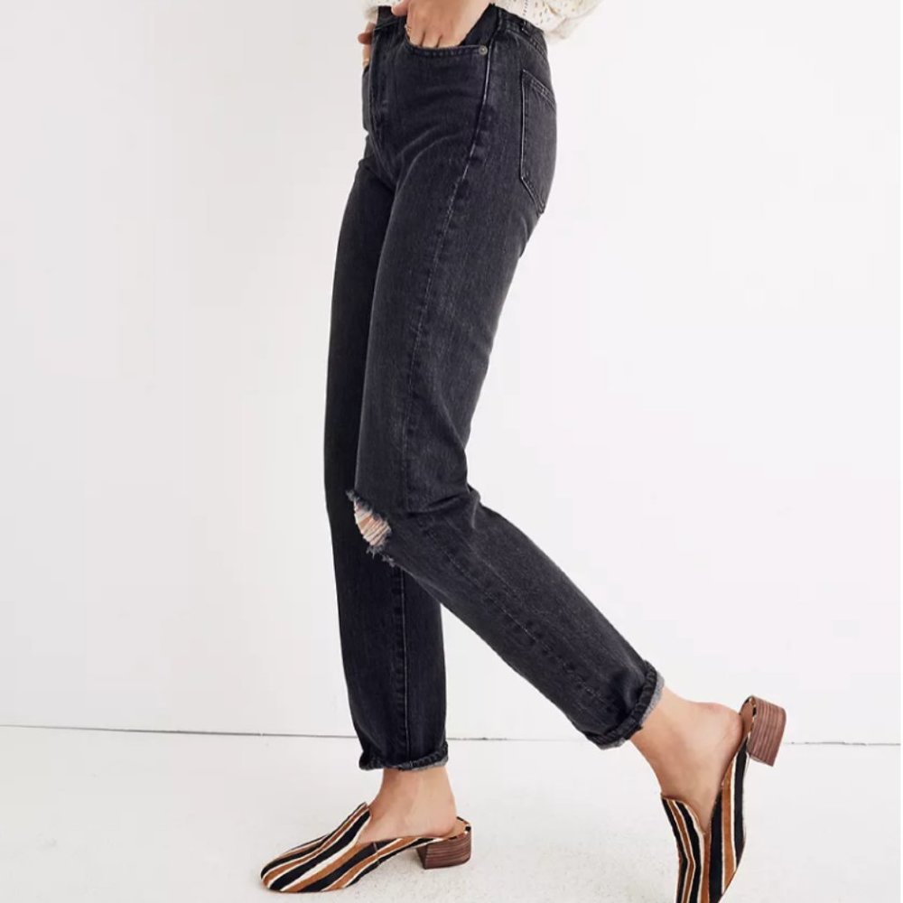 Madewell Perfect Vintage Jean Roxstone KneeRip NWT